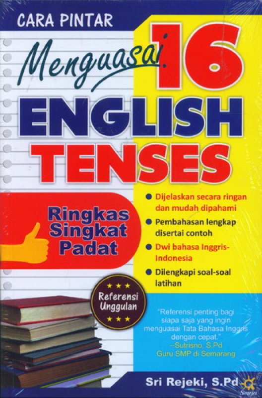 Cover Buku Menguasai 16 English Tenses