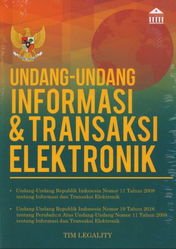 Cover Buku Undang-Undang Informasi & Transaksi Elektronik