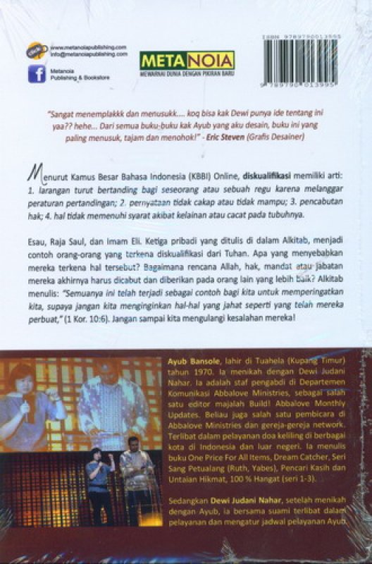 Cover Belakang Buku DISKUALIFIKASI