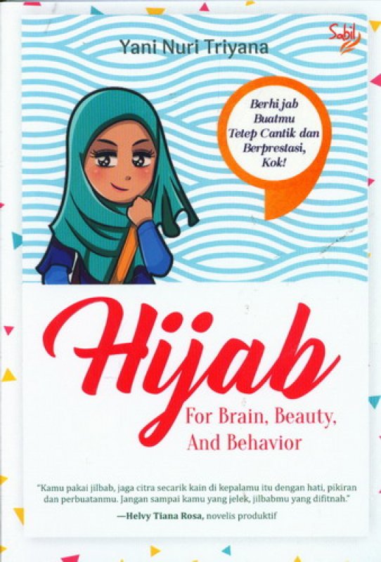 Cover Buku Hijab For Brain. Beauty. And Behavior