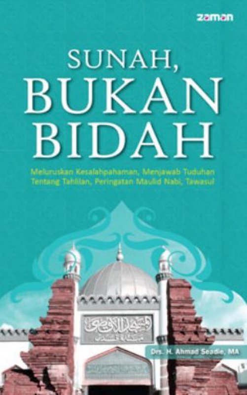 Cover Buku Sunah, Bukan Bidah