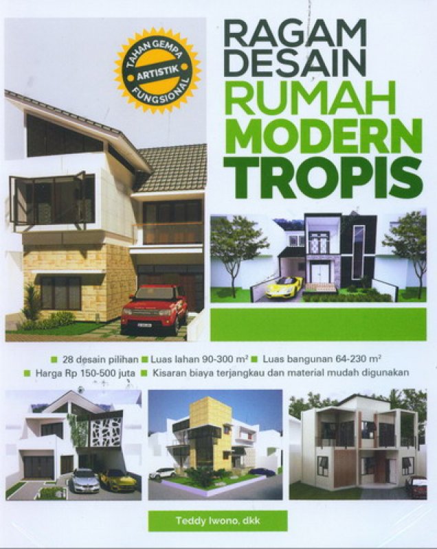 Cover Buku Ragam Desain Rumah Modern Tropis