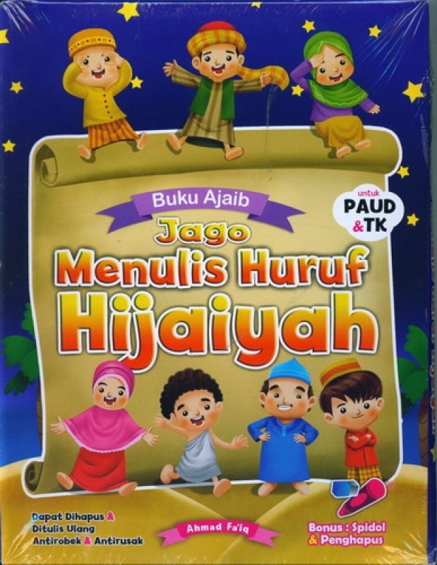 Cover Buku Buku Ajaib Jago Menulis Huruf Hijaiyah