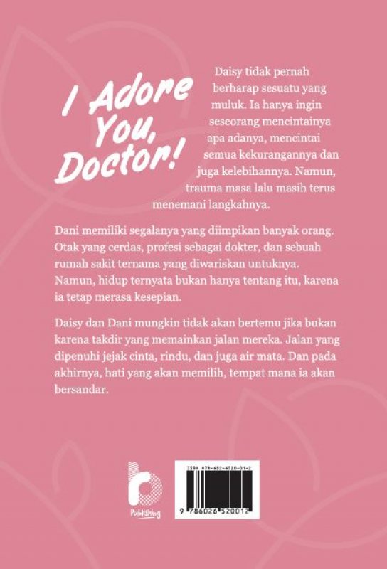 Cover Belakang Buku I Adore You, Doctor!