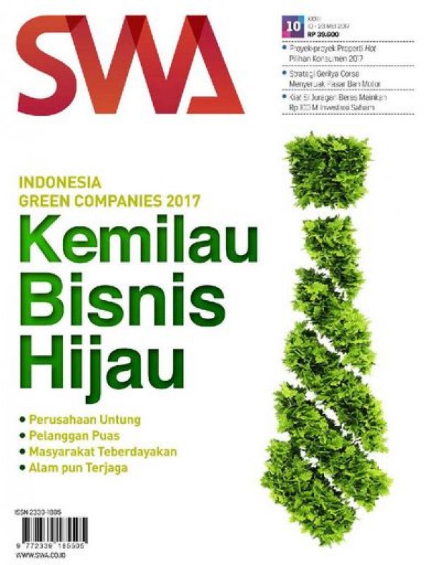 Cover Buku Majalah SWA Sembada No. 10 | 10 - 23 Mei 2017