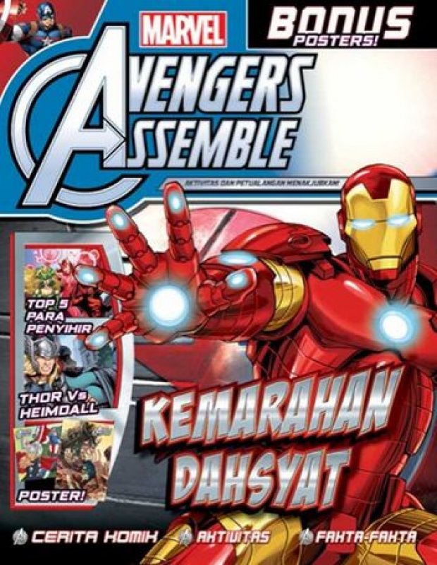 Cover Buku Marvel Avengers: Kemarahan Dahsyat