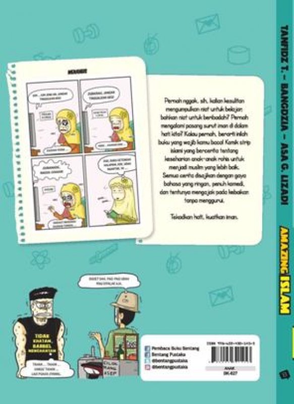 Cover Belakang Buku Amazing Islam: Tekadkan Hati Kuatkan Iman