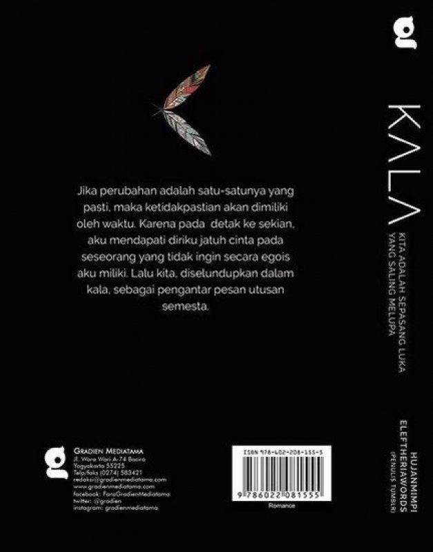 Cover Belakang Buku KALA