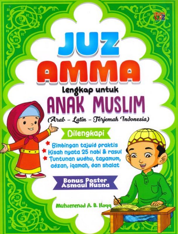 Cover Buku JUZ AMMA Lengkap Untuk Anak Muslim