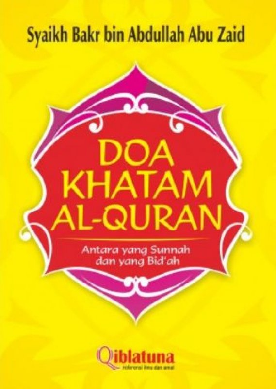 Cover Buku Doa Khatam Al-Quran