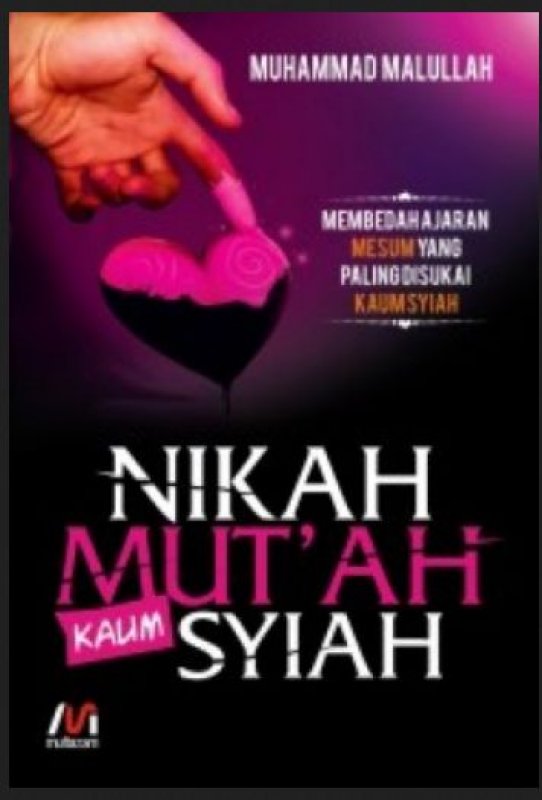 Cover Buku Nikah Mutah Kaum Syiah