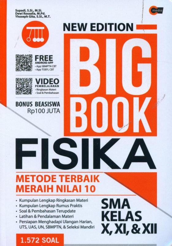 Cover Buku NEW EDITION BIG BOOK FISIKA SMA KELAS X,XI,XII (Promo Best Book)