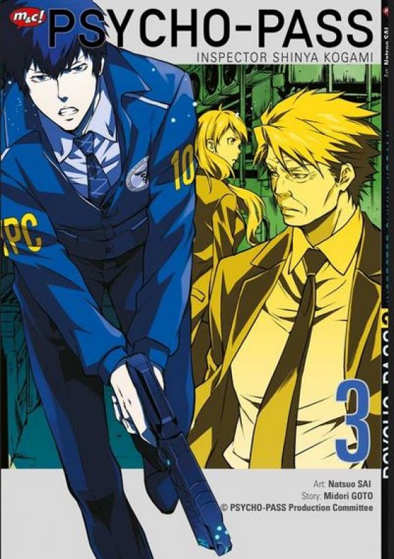 Cover Buku Psycho Pass - Inspector Shinya Kogami 03