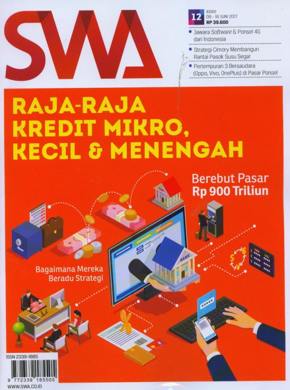 Cover Buku Majalah SWA Sembada No. 12 | 08 - 18 Juni 2017