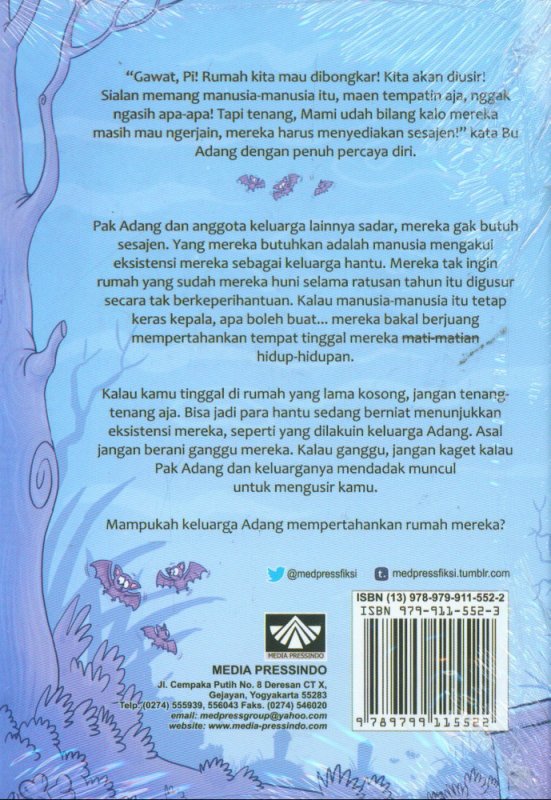 Cover Belakang Buku Awas Hantu Eksis