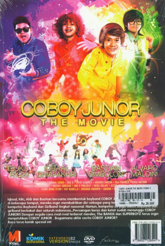 Cover Belakang Buku COBOY JUNIOR THE MOVIE - COMIC EDITION [BONUS DVD FILM]