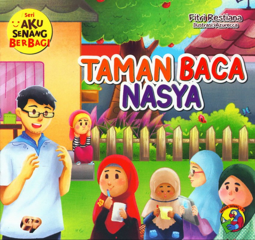 Cover Buku Aku Senang Berbagi: Taman Baca Nasya [full color]