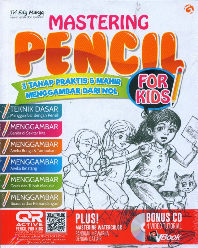 Cover Buku Mastering Pencil For Kids [Bonus CD]