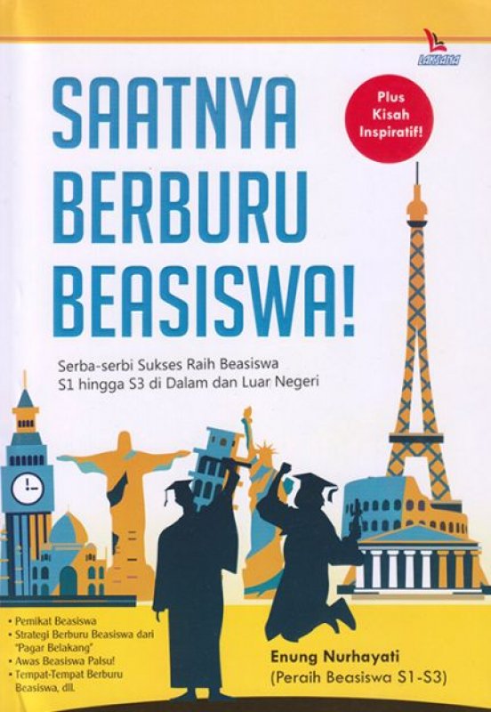 Cover Buku Saatnya Berburu Beasiswa