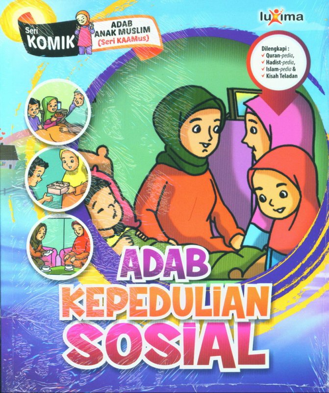 Cover Buku Adab Kepedulian Sosial (Seri Komik Adab Anak Muslim) (Promo Luxima)