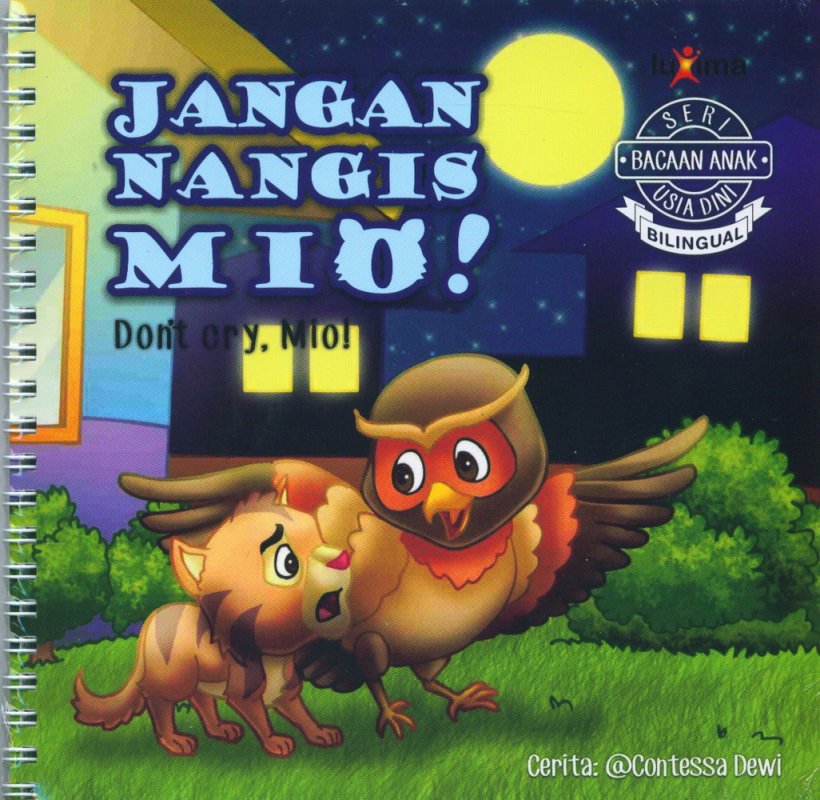 Cover Seri Bacaan Anak Usia Dini: Jangan Nangis Mio (Bilingual)