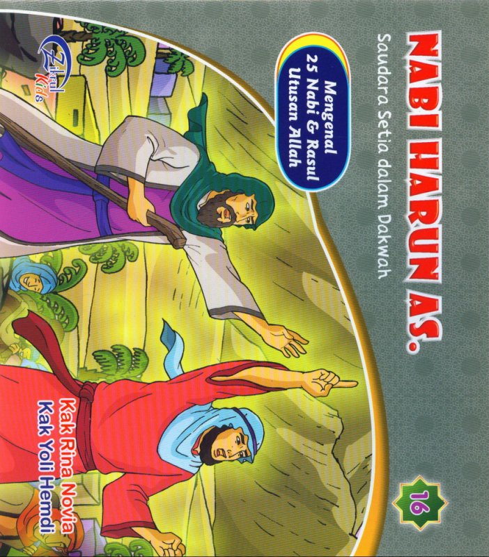 Cover Buku Nabi Harun AS. Saudara Setia dalam Dakwah - Full Color (BK)