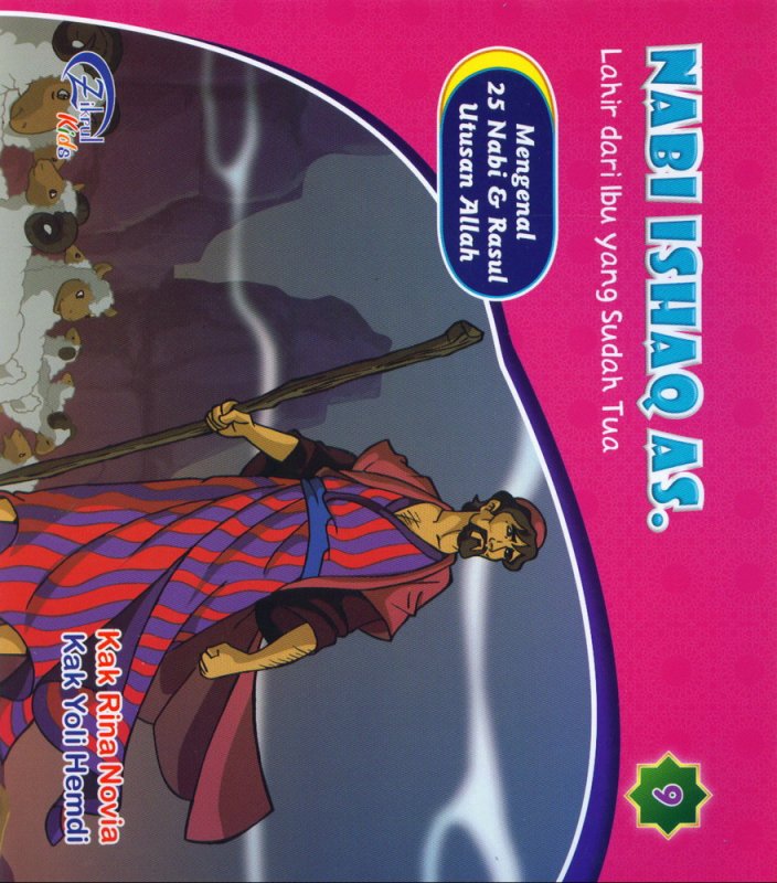 Cover Buku Nabi Ishaq AS. Lahir dari Ibu yang Sudah Tua - Full Color (BK)