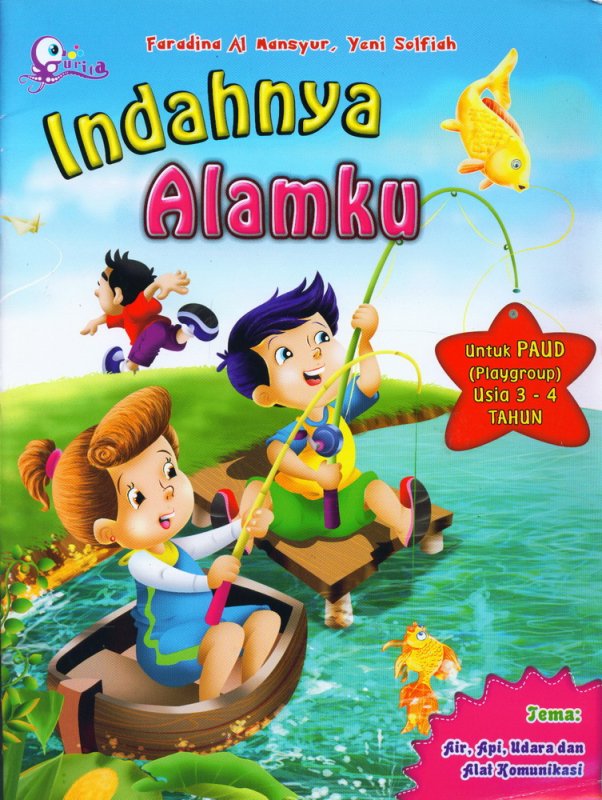 Cover Buku Indahnya Alamku Untuk PAUD Usia 3-4 Tahun (BK)
