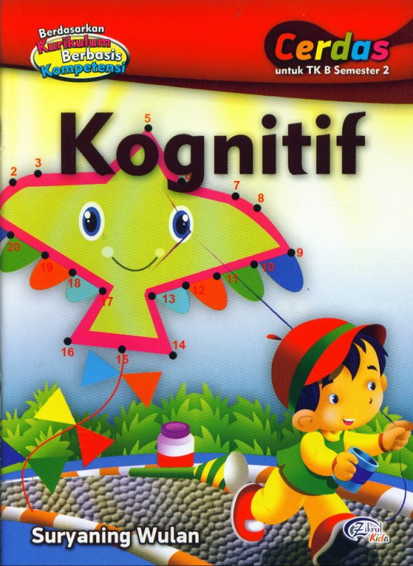 Cover Buku Kognitif, Cerdas untuk TK B Semester 2 (BK)