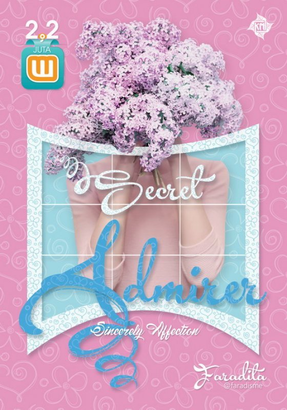 Cover Buku Secret Admirer; Sincerely Affection + blocknote