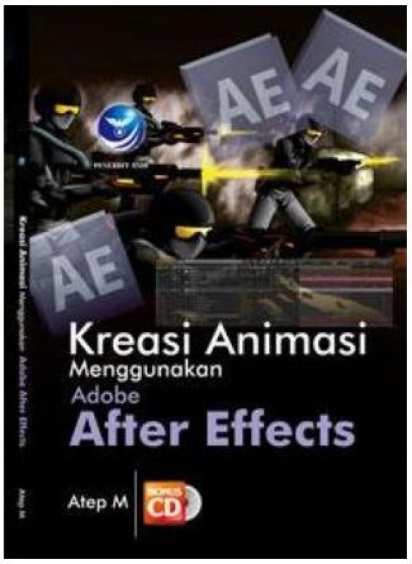 Cover Buku Kreasi Animasi Menggunakan Adobe After Effect + cd