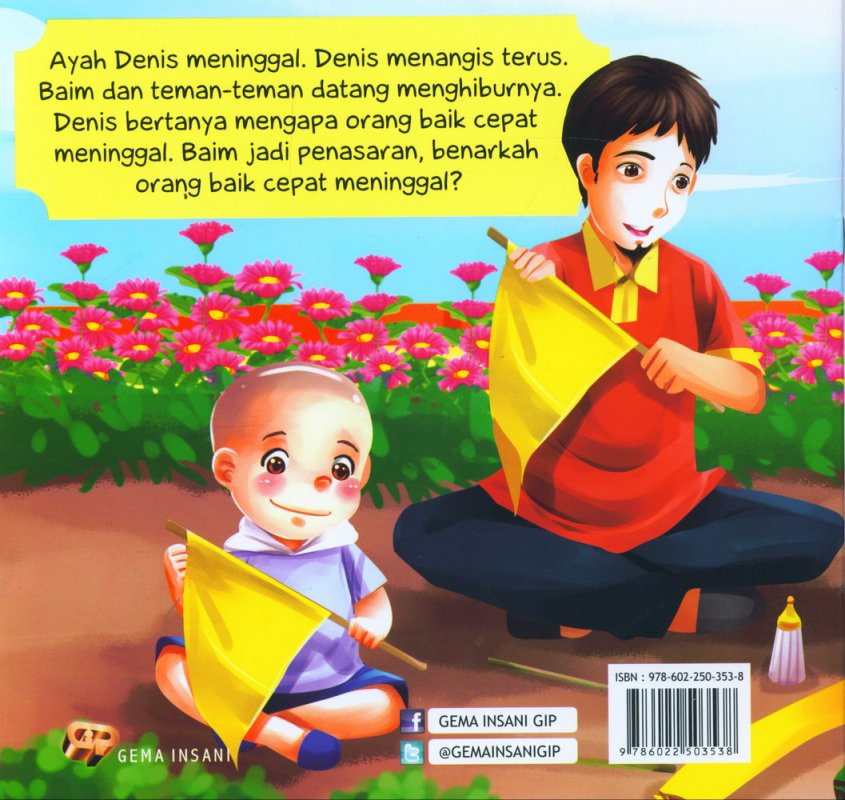 Cover Belakang Buku Seri Tauhid for Kids: Allah Menghidupkan dan Mematikan: Salah Warna Bendera