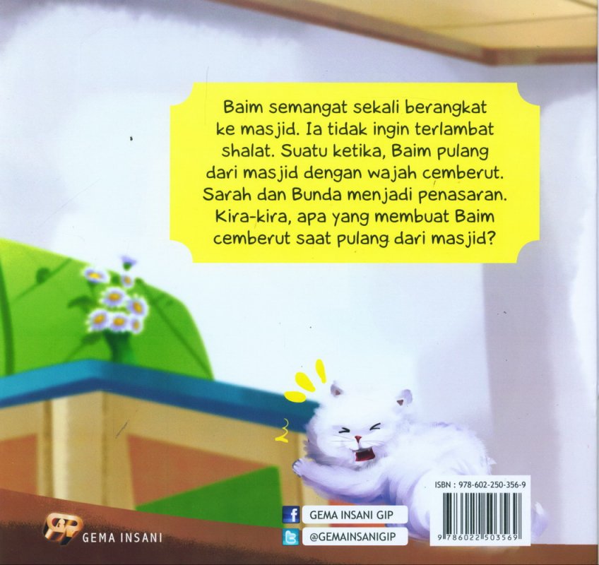 Cover Belakang Buku Seri Tauhid for Kids: Larangan Berbuat Riya: Rahasia Shalat Baim