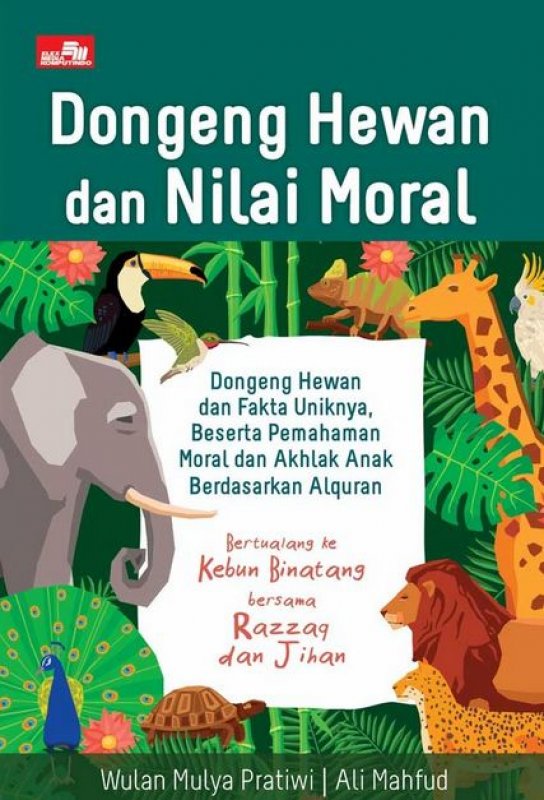 Cover Buku Dongeng Hewan dan Nilai Moral