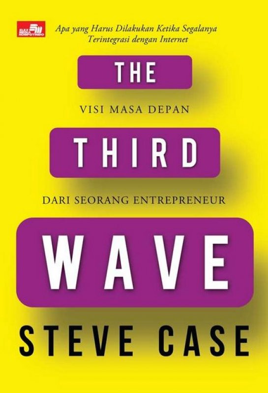 Cover Buku THE THIRD WAVE Visi Masa Depan dari Seorang Entrepreneur