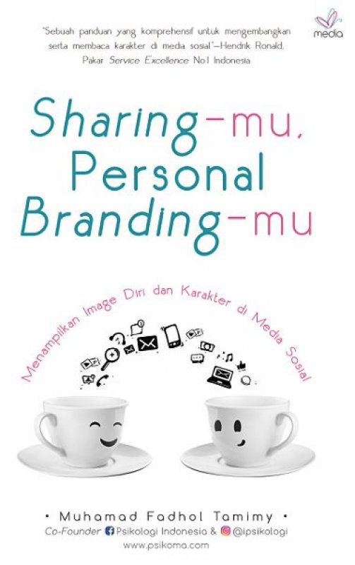 Cover Buku Sharing-mu, Personal Branding-mu [Non TTD + Stik lampu LED]
