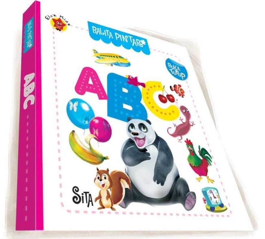 Cover Buku Board Book Buka Tutup Balita Pintar : ABC