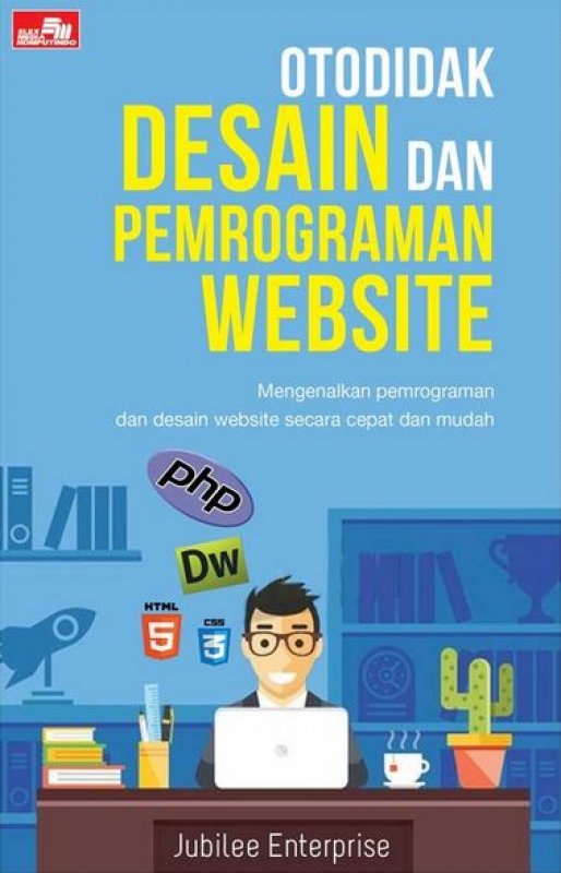 Cover Buku Otodidak Desain dan Pemrograman Website