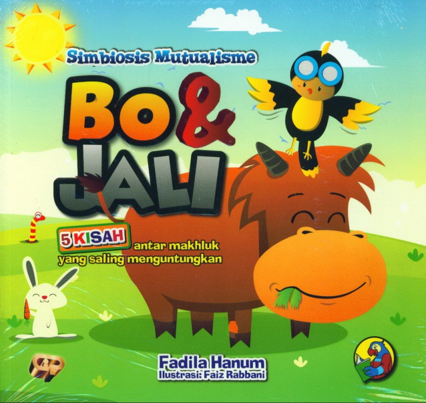 Cover Buku Simbiosis Mutualisme Bo & Jali: 5 Kisah antar makhluk yang saling menguntungkan