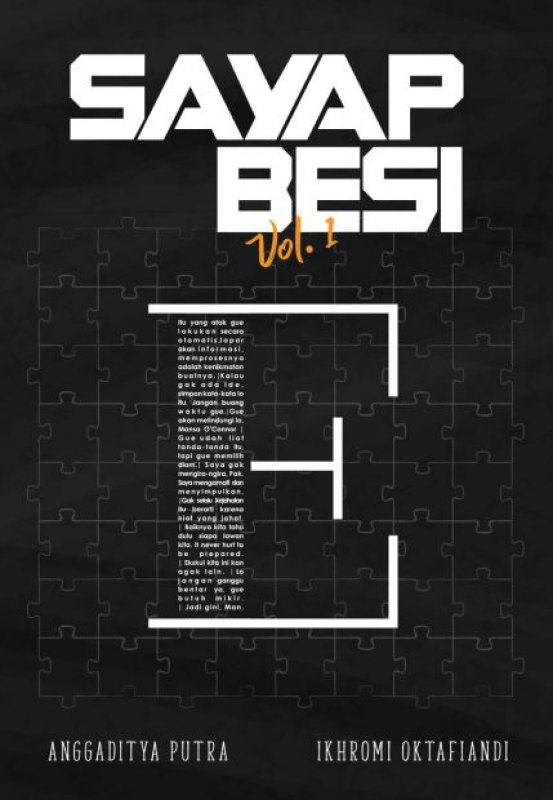 Cover Buku Sayap Besi Vol. 1 (end year sale)