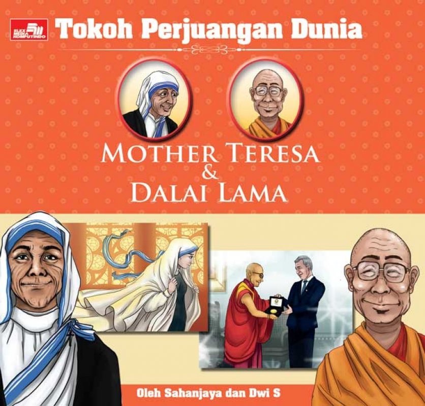Cover Buku Tokoh Perjuangan Dunia: Mother Teresa & Dalai Lama