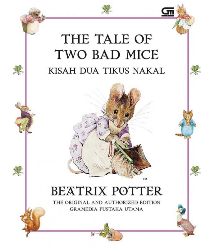 Cover Buku Kisah Dua Tikus Nakal (The Tale of Two Bad Mice) HC