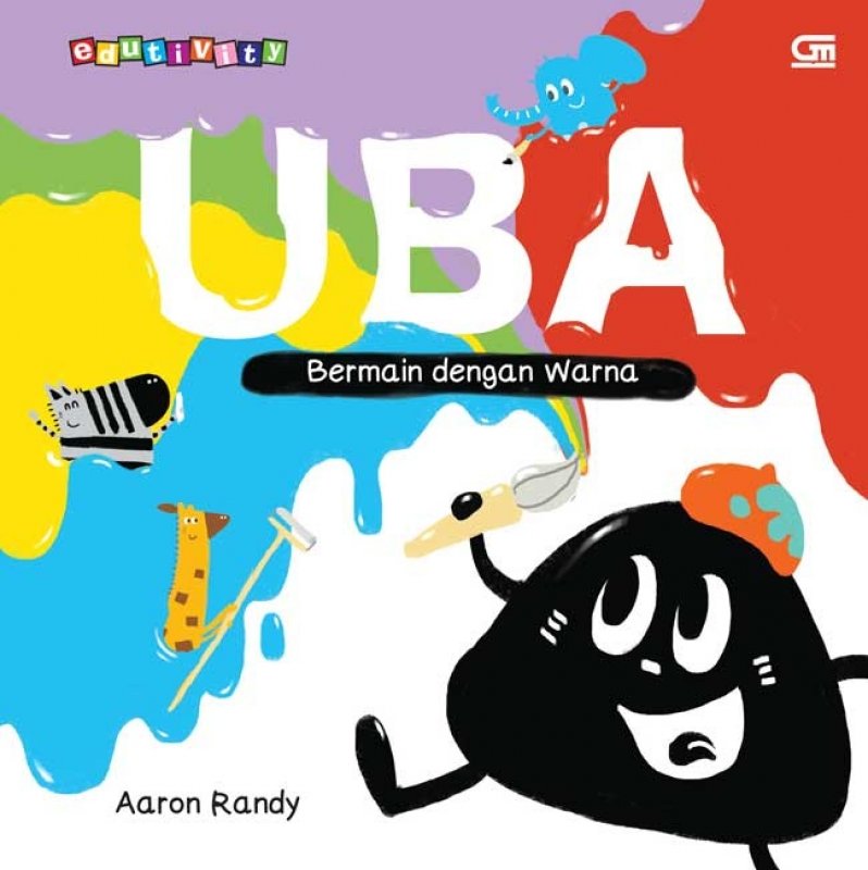 Cover Buku Uba Bermain dengan Warna