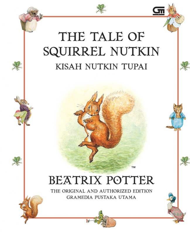 Cover Buku Kisah Nutkin Tupai (The Tale of Squirrel Nutkin) HC