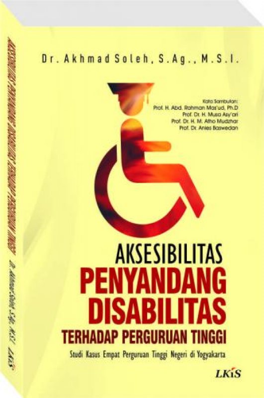 Cover Buku Aksesibilitas Penyandang Disabilitas Terhadap Perguruan Tinggi