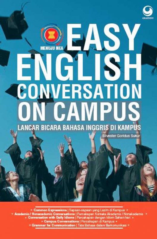 Cover Buku Easy English Conversastion on Campus