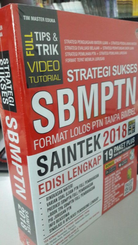 Cover Buku STRATEGI SUKSES SBMPTN FORMAT LOLOS PTN TANPA BIMBEL 2018