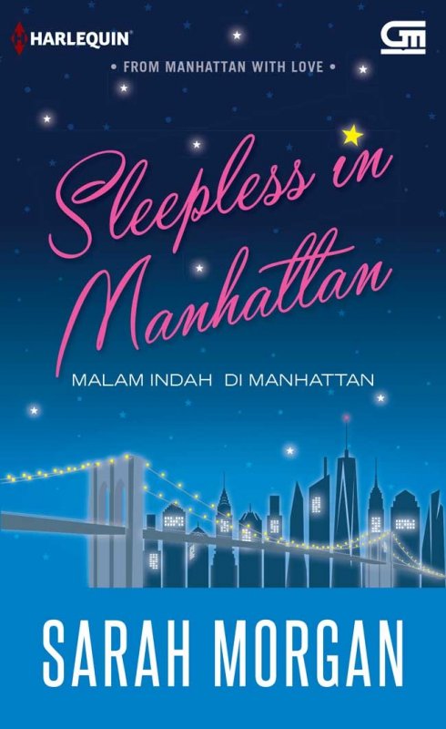 Cover Buku Harlequin: Malam Indah di Manhattan - Sleepless In Manhattan