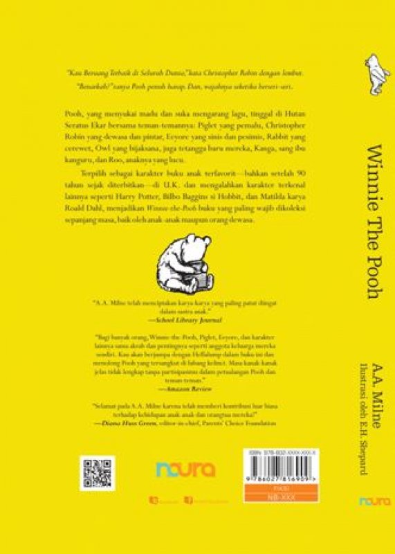 Cover Belakang Buku Winnie-the-Pooh
