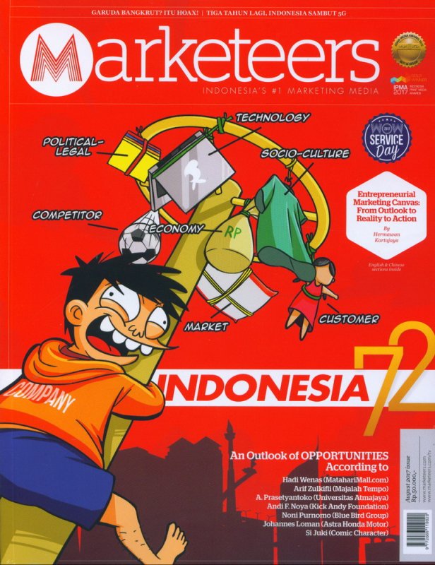 Cover Buku Majalah Marketeers Edisi 34 - Agustus 2017